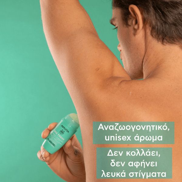Apivita Bee Fresh 24ωρο Αποσμητικό Roll-On με Πρόπολη και Προβιοτικά 50 ml