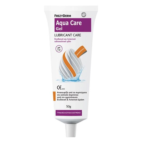 Frezyderm Aqua Gel Lubricant Care pH7.0 Ενυδατική και Λιπαντική Αιδιοκολπική Γέλη 50 gr