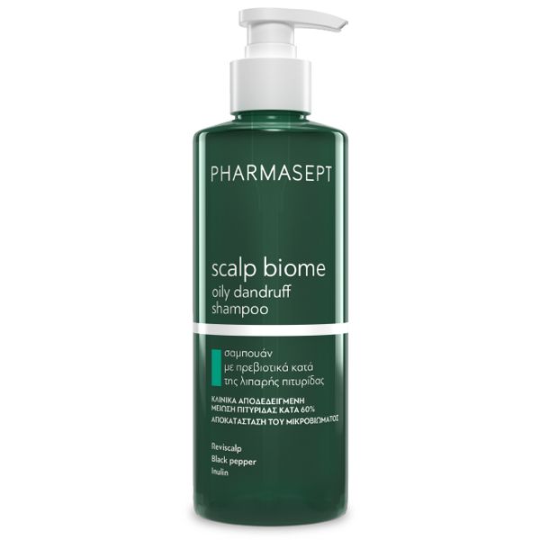 Pharmasept Biome Oily Dandruff Shampoo Σαμπουάν με Πρεβιοτικά 400 ml