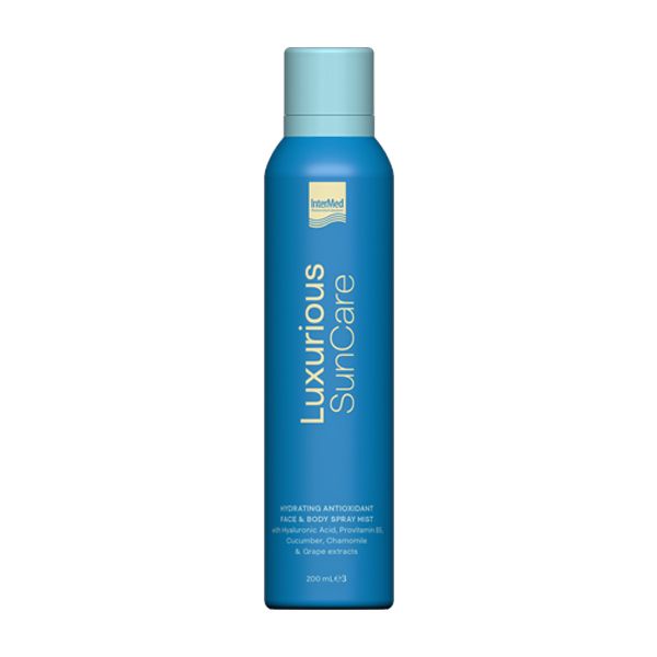 Luxurious Sun Care Αναζωογονητικό Spray Mist Προσώπου/Σώματος Με Υαλουρονικό Οξύ 200ml