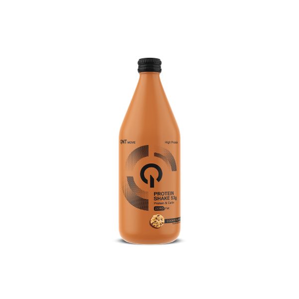 QNT Move Protein Shake 53 gr Πρωτεΐνη Ορού Γάλακτος Συμπλήρωμα Διατροφής για Μυϊκή Αποκατάσταση με Γεύση Cookies Cream 500 ml