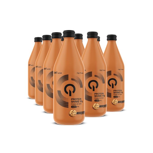 QNT Move Protein Shake 53 gr Πρωτεΐνη Ορού Γάλακτος Συμπλήρωμα Διατροφής για Μυϊκή Αποκατάσταση με Γεύση Cookies Cream 500 ml
