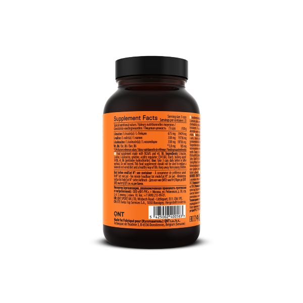 QNT Move BCAA'S + vit. B-6 Συμπλήρωμα Διατροφής για Μυϊκή Συντήρηση και Απόδοση Πριν και Μετά την Άσκηση 100 Κάψουλες