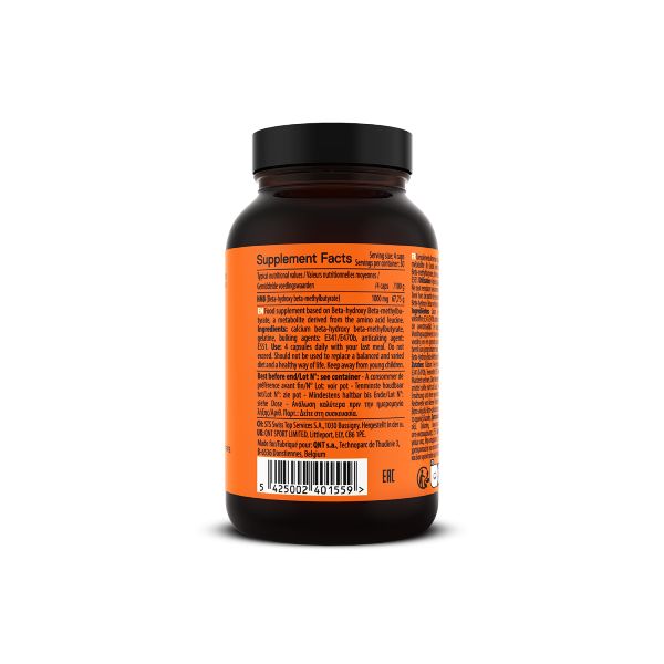 QNT Move HMB 1000 mg Συμπλήρωμα Διατροφής για Μυϊκή Ενδυνάμωση 120 Κάψουλες