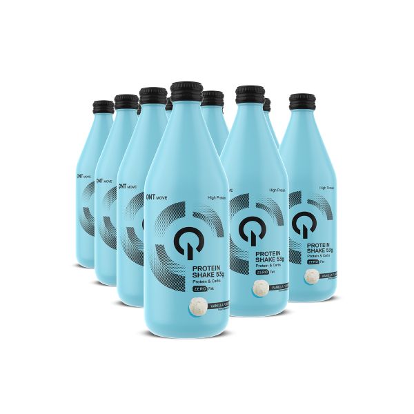 QNT Move Protein Shake 53 gr Πρωτεΐνη Ορού Γάλακτος Συμπλήρωμα Διατροφής για Μυϊκή Αποκατάσταση με Γεύση Vanilla 500 ml