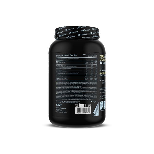 QNT Metapure Whey Isolate Zero Απομονωμένη Πρωτεΐνη Ορού Γάλακτος με Γεύση Vanilla 908 gr