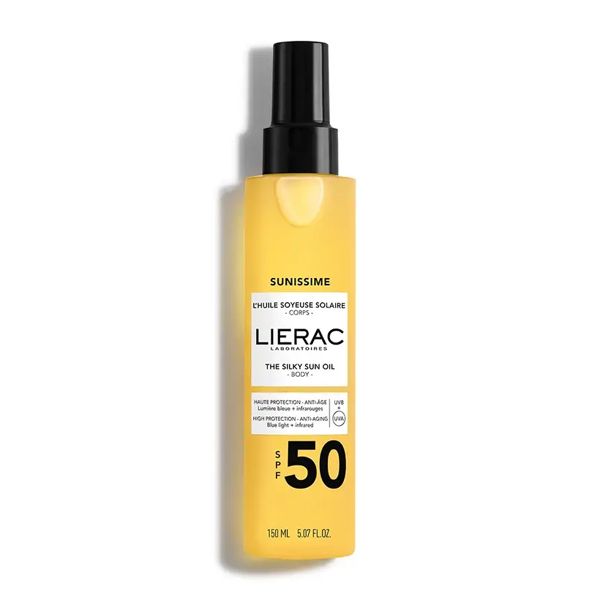 Lierac Sunissime The Silky Sun Oil Body Aντηλιακό Λάδι Σώματος Spf50 150 ml