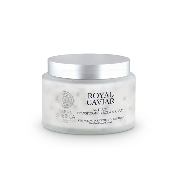 Natura Siberica Royal Caviar Κρέμα Σώματος Transforming με Συνένζυμο Q10 & Μενθόλη για Αντιγήρανση & Τόνωση 300 ml