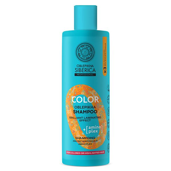 Natura Siberica Oblepikha Color Σαμπουάν Προστασίας Χρώματος με Ιπποφαές & Amino Plex για Βαμμένα Μαλλιά 400 ml