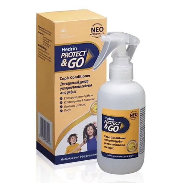 Hedrin Protect & Go Σπρέι Conditioner για Προστασία Ενάντια στις Ψείρες 200 ml