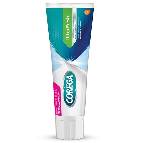 Corega 3D Ultra Fresh Στερεωτική Κρέμα Οδοντοστοιχιών με Γεύση Μέντα 40 gr