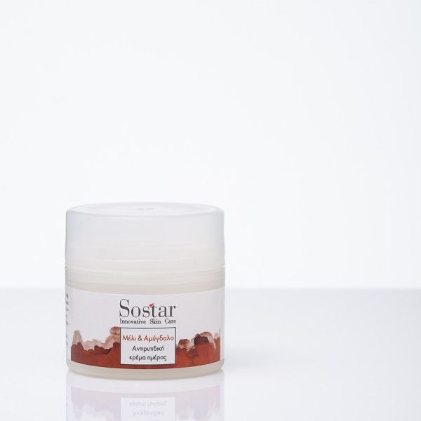 Sostar Focus Honey & Almonds Cream Αντιρυτιδική Κρέμα Ημέρας 50 ml