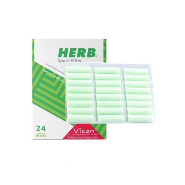 Herb Spare Filter Ανταλλακτικά Φίλτρα Τσιγάρου 24 τμχ