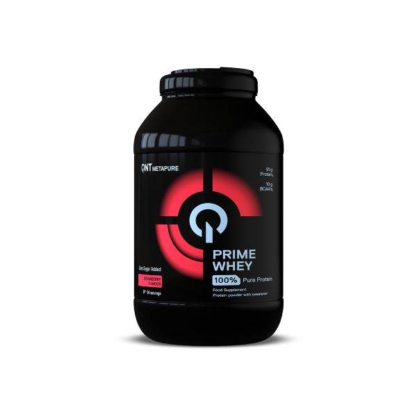 QNT Metapure Prime Whey Protein Απομονωμένη Πρωτεΐνη Ορού Γάλακτος με Γεύση Strawberry 2000 gr