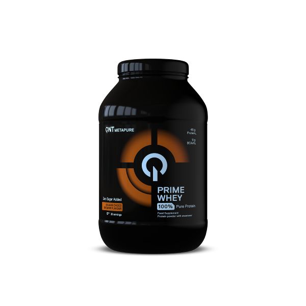 QNT Metapure Prime Whey Protein Απομονωμένη Πρωτεΐνη Ορού Γάλακτος με Γεύση Belgian Chocolate Brownie 908 gr