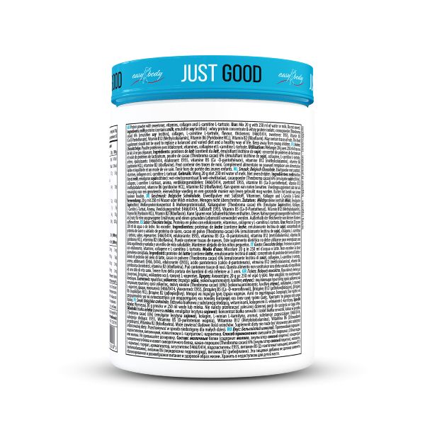 QNT Easy Body Skinny Protein Ρόφημα Πρωτεΐνης με Beauty Collagen, L-Carnitine και Βιταμίνες για Χάσιμο Βάρους με Γεύση Belgian Chocolate 450 gr