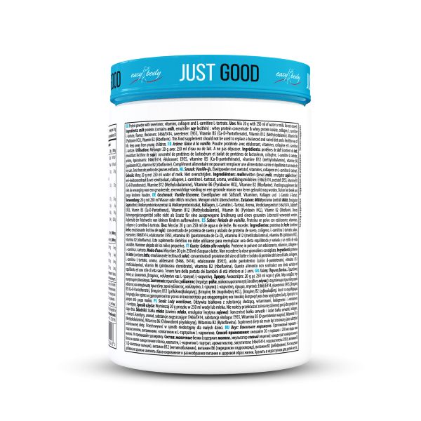 QNT Easy Body Skinny Protein Ρόφημα Πρωτεΐνης με Beauty Collagen, L-Carnitine και Βιταμίνες για Χάσιμο Βάρους με Γεύση Vanilla Ice-Cream 450 gr