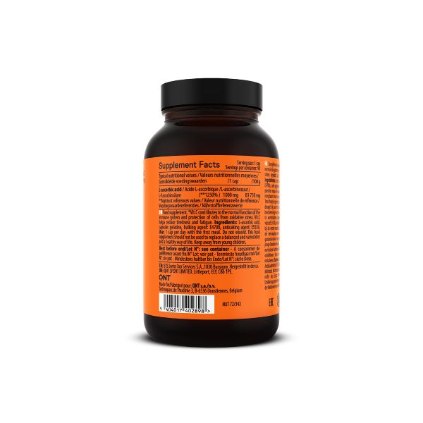 QNT Move Vitamin C 1000 mg Συμπλήρωμα Διατροφής Βιταμίνη C 90 Κάψουλες