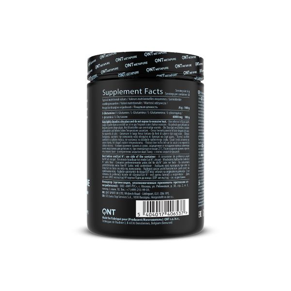 QNT Metapure L-Glutamine Amino Acid 6000 mg Συμπλήρωμα Διατροφής για Μυϊκή Προστασία και Αποκατάσταση 350 gr