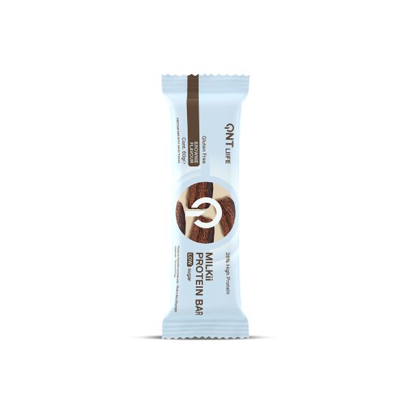 QNT Liife Milkii Protein Bar 28% Μπάρα Πρωτεΐνης με Γεύση Brownie 60 gr