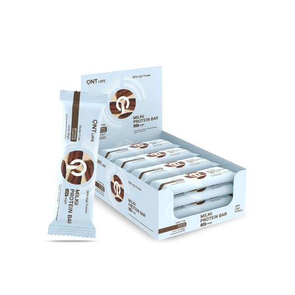 QNT Liife Milkii Protein Bar 28% Μπάρα Πρωτεΐνης με Γεύση Brownie 60 gr