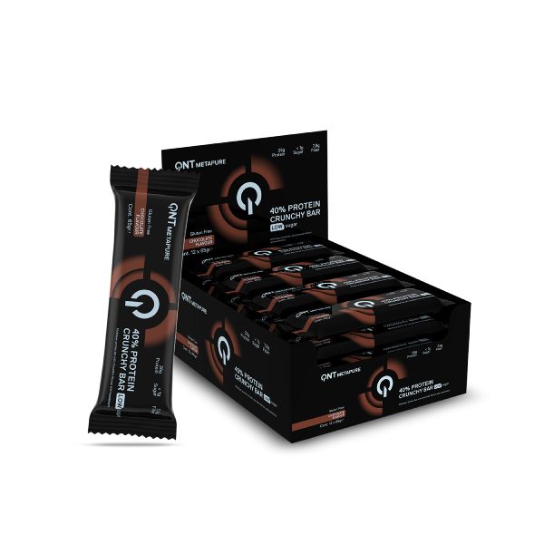 QNT Metapure 40% Protein Crunchy Bar Μπάρα Πρωτεΐνης με Γεύση Chocolate 65 gr