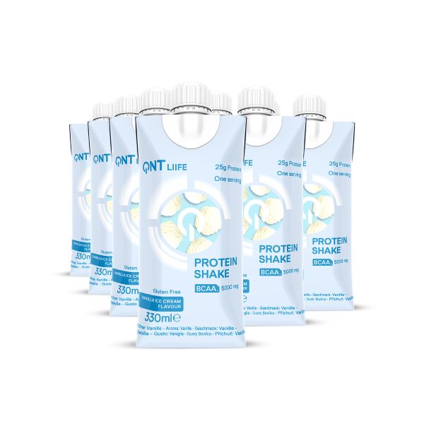 QNT Liife Protein Shake BCAA 5000 mg Ρόφημα Πρωτεΐνης με Γεύση Vanilla 330 ml