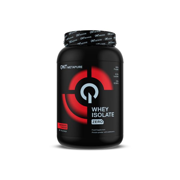 QNT Metapure Whey Isolate Zero Απομονωμένη Πρωτεΐνη Ορού Γάλακτος με Γεύση Raspberry 908 gr