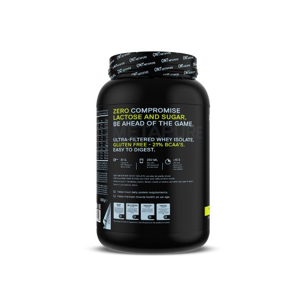 QNT Metapure Whey Isolate Zero Απομονωμένη Πρωτεΐνη Ορού Γάλακτος με Γεύση Pistachio 908 gr