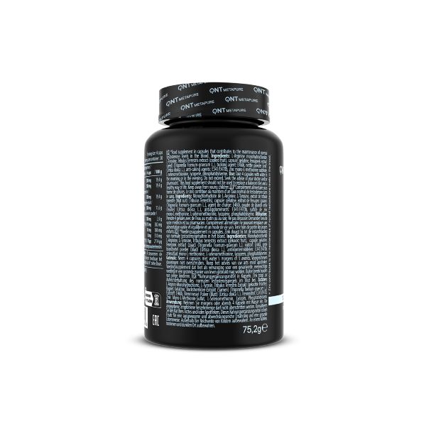 QNT Metapure Testek Male Exclusive Testosterone Support Ενισχυτής Τεστοστερόνης για Σεξουαλική και Αθλητική Απόδοση 120 Κάψουλες