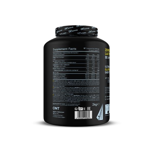 QNT Metapure Whey Isolate Zero Απομονωμένη Πρωτεΐνη Ορού Γάλακτος με Γεύση Banana 2 kg