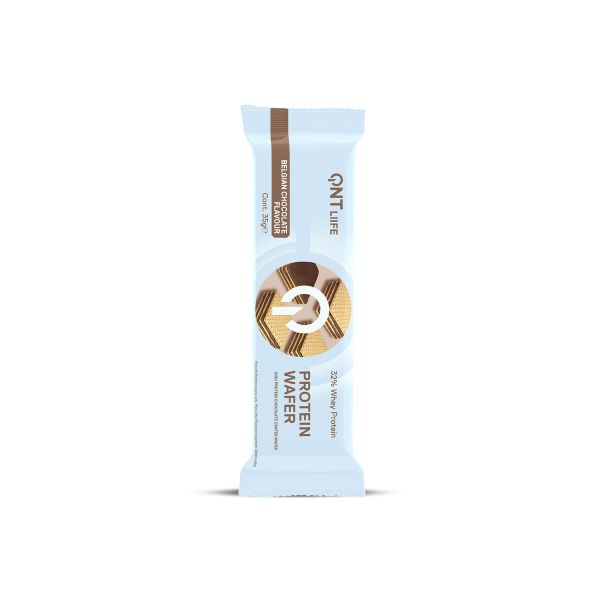 QNT Liife Protein Wafer 32% Γκοφρέτα Πρωτεΐνης με Γεύση Belgian Chocolate 35 gr