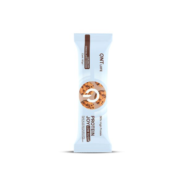 QNT Liife Protein Joy 38% Μπάρα Πρωτεΐνης με Γεύση Crunchy Chocolate Cookie 60 gr