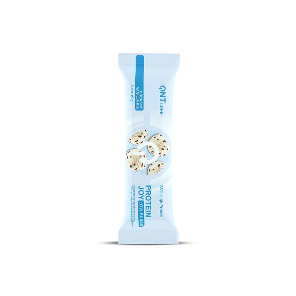QNT Liife Protein Joy 38% Μπάρα Πρωτεΐνης με Γεύση Crunchy Vanilla Ice 60 gr