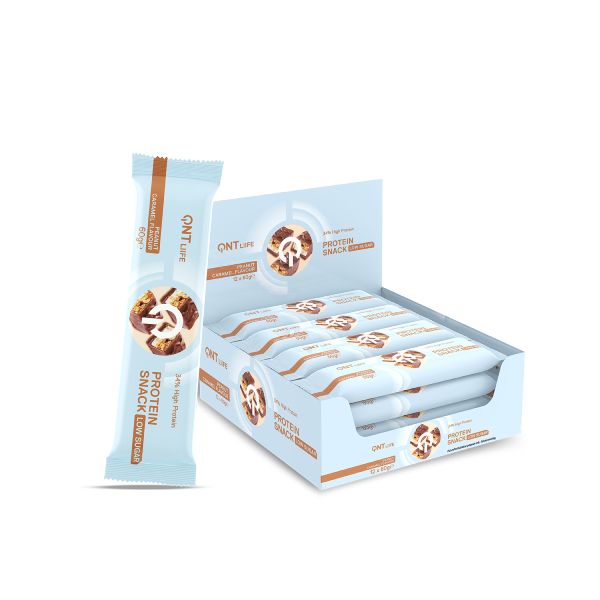QNT Liife Protein Snack 34% Μπάρα Πρωτεΐνης με Γεύση Caramel Peanut 60 gr