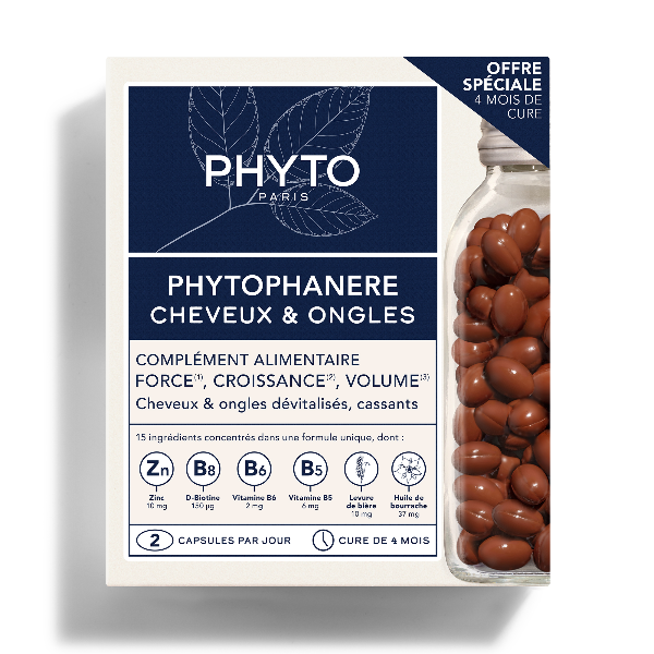 Phyto Phytophanere Συμπλήρωμα Διατροφής για Μαλλιά & Νύχια 120 κάψουλες