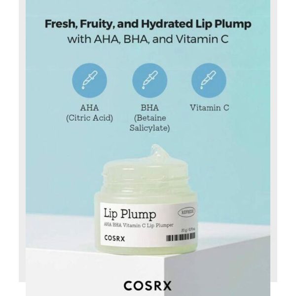 Korean COSRX Refresh AHA BHA Vitamin C Lip Plumper Ενυδάτωση & Λάμψη 20 gr