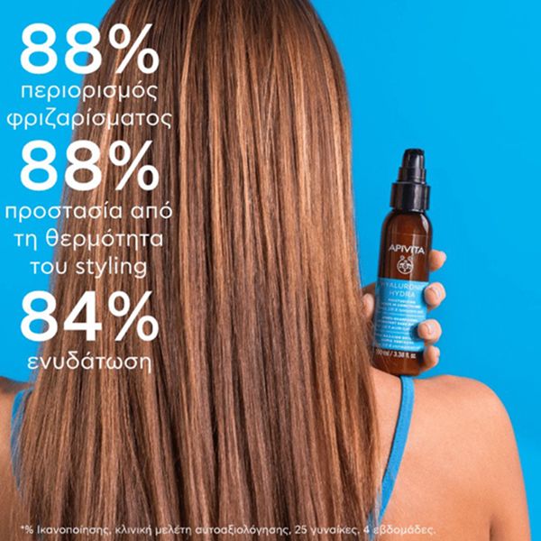 Apivita Hyaluronic Hydra Leave In Conditioner με Υαλουρονικό Οξύ & Honey StB 100 ml