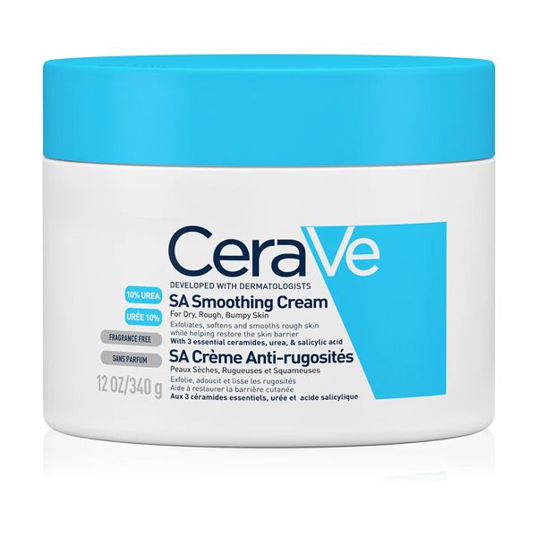 CeraVe SA 10% Urea Ενυδατική & Απολεπιστική Κρέμα Προσώπου, Σώματος για Ξηρό/Τραχύ Δέρμα 340 gr