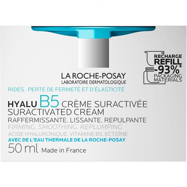 La Roche-Posay Hyalu B5 Suractivated Cream Αντιρυτιδική Κρέμα για Άμεση Σύσφιγξη & Λείανση Refill 50 ml