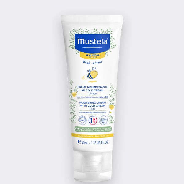 Mustela Bebe Nourishing Cream with Cold Cream Βρεφική Ενυδατική Κρέμα Προσώπου 40ml