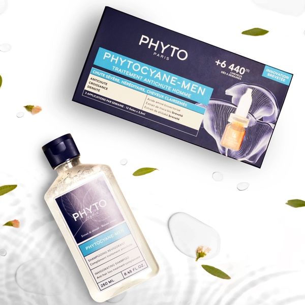 Phyto Phytocyane Αναζωογονητικό Σαμπουάν για Άνδρες 250 ml