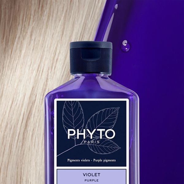 Phyto Violet No Yellow Shampoo Σαμπουάν κατά των Κίτρινων Τόνων 250 ml