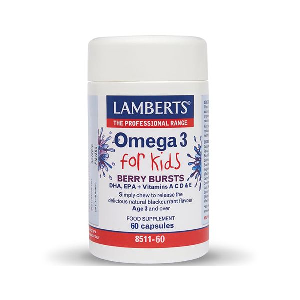 Lamberts Omega 3 for Kids Berry Bursts 60 κάψουλες