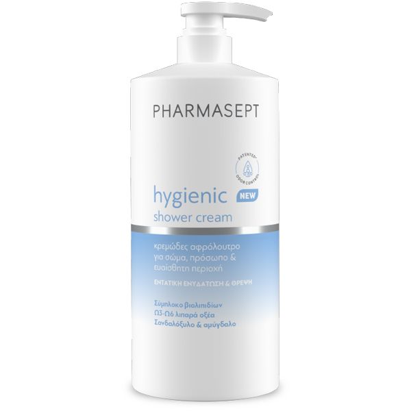 Pharmasept Hygienic Shower Cream Κρεμώδες Αφρόλουτρο για Σώμα, Πρόσωπο και Ευαίσθητη Περιοχή 1000 ml Pharmasept Hygienic Shower Cream Κρεμώδες Αφρόλουτρο για Σώμα, Πρόσωπο και Ευαίσθητη Περιοχή 1000 ml