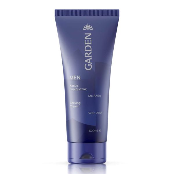 Garden Men Κρέμα Ξυρίσματος με Αλόη 100 ml