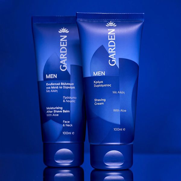 Garden Men Κρέμα Ξυρίσματος με Αλόη 100 ml