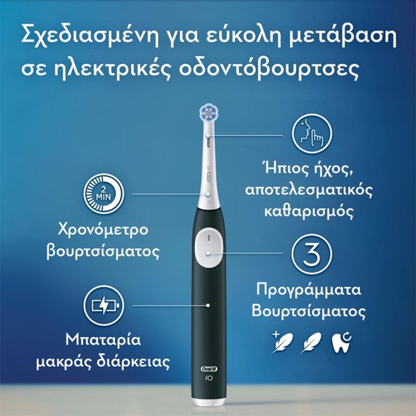 Oral-B iO Series 2 Hλεκτρική Επαναφορτιζόμενη Οδοντόβουρτσα με Θήκη Ταξιδιού Πράσινη