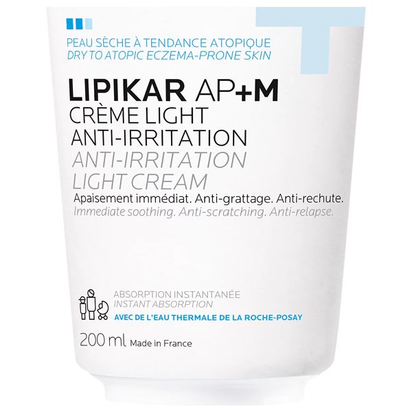 La Roche-Posay Lipikar Light Cream AP+M Μαλακτική Ελαφριά Κρέμα για το Ξηρό, Ατοπικό Δέρμα 200 ml