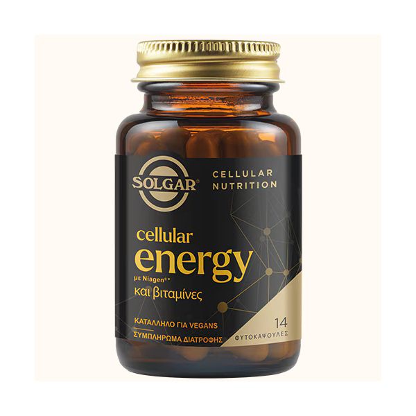 Solgar Cellular Energy με 300mg Niagen και Βιταμίνες 14 veg. caps